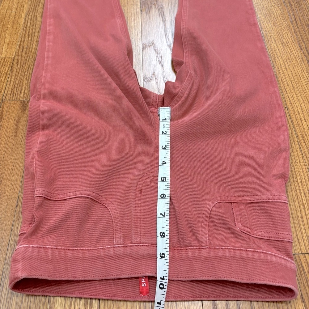 Spanx High Rise Coral Pull on ankle jeans W26 - Picture 11 of 16